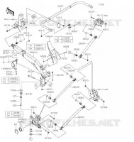 REAR SUSPENSION voor Kawasaki TERYX KRX 1000 2021