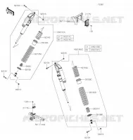 SUSPENSION   SHOCK ABSORBER voor Kawasaki TERYX KRX 1000 2021