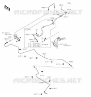 BRAKE PIPE voor Kawasaki TERYX4 2021