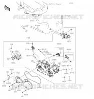 CARBURETOR voor Kawasaki TERYX4 2021