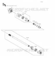 DRIVE SHAFT(H&Eacute;LICE) voor Kawasaki TERYX4 2021