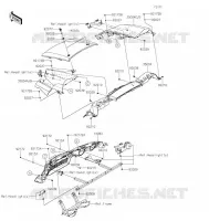 FRONT FENDER voor Kawasaki TERYX4 2021