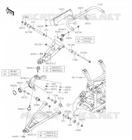 FRONT SUSPENSION   SHOCK ABSORBER voor Kawasaki TERYX4 2021