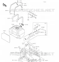 FUEL TANK voor Kawasaki TERYX4 2021