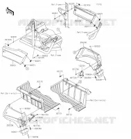 REAR FENDER voor Kawasaki TERYX4 2021