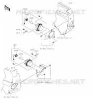 TAILLIGHT(S) voor Kawasaki TERYX4 2021