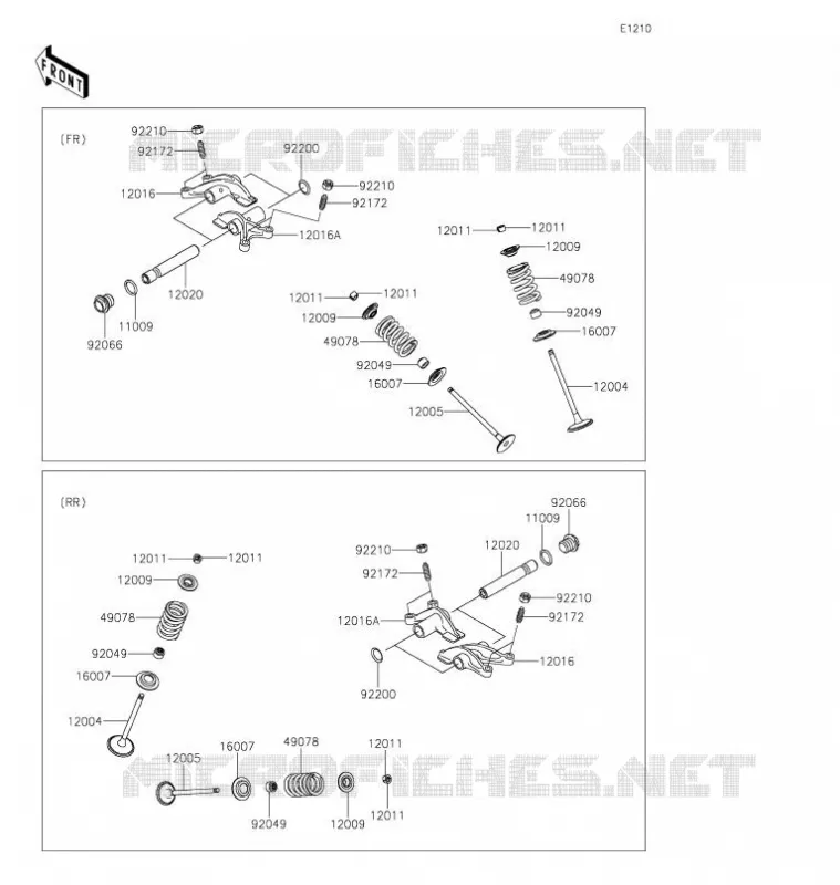 VALVE Kawasaki SSV 800 2021 TERYX4  KRF800JMFNN