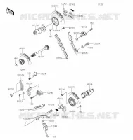 CAMSHAFT   TENSIONER voor Kawasaki TERYX4 2021