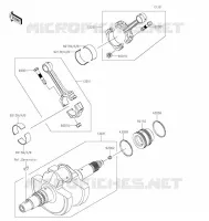 CRANKSHAFT voor Kawasaki TERYX4 2021