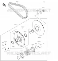 DRIVE CONVERTER   BELT voor Kawasaki TERYX4 2021