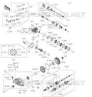 DRIVE SHAFT(ARRI&Egrave;RE) voor Kawasaki TERYX4 2021