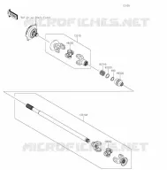 DRIVE SHAFT(H&Eacute;LICE) voor Kawasaki TERYX4 2021