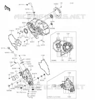 ENGINE COVERS voor Kawasaki TERYX4 2021