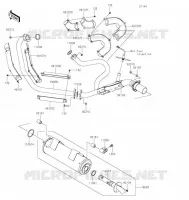 EXHAUST voor Kawasaki TERYX4 2021