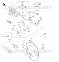 FRONT BRAKE voor Kawasaki TERYX4 2021