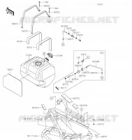 FUEL TANK voor Kawasaki TERYX4 2021