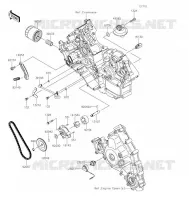 OIL PUMP   OIL FILTER voor Kawasaki TERYX4 2021