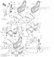 SEAT voor Kawasaki TERYX4 2021