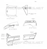 STICKER voor Kawasaki TERYX4 2021