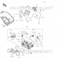 CARBURETOR voor Kawasaki BRUTE FORCE 750 4X4I EPS 2021