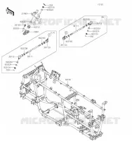 CHASSIS voor Kawasaki BRUTE FORCE 750 4X4I EPS 2021
