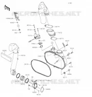 CONVERTER COVER voor Kawasaki BRUTE FORCE 750 4X4I EPS 2021