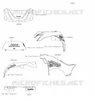 DECALS(Black)(GNFNN) voor Kawasaki BRUTE FORCE 750 4X4I EPS 2021