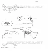DECALS(White)(GNFNN) voor Kawasaki BRUTE FORCE 750 4X4I EPS 2021