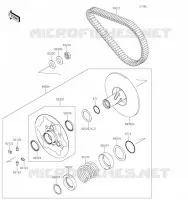 DRIVE CONVERTER   BELT voor Kawasaki BRUTE FORCE 750 4X4I EPS 2021