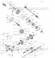 DRIVE SHAFT(ARRI&Egrave;RE) voor Kawasaki BRUTE FORCE 750 4X4I EPS 2021