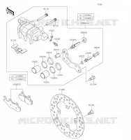 FRONT BRAKE voor Kawasaki BRUTE FORCE 750 4X4I EPS 2021