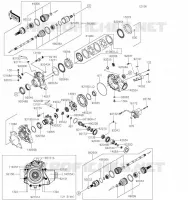 FRONT DRIVE SHAFT voor Kawasaki BRUTE FORCE 750 4X4I EPS 2021