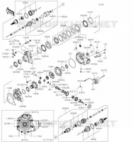 FRONT DRIVE SHAFT voor Kawasaki BRUTE FORCE 750 4X4I EPS 2021