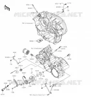OIL PUMP   OIL FILTER voor Kawasaki BRUTE FORCE 750 4X4I EPS 2021