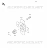 REAR HUB voor Kawasaki BRUTE FORCE 750 4X4I EPS 2021