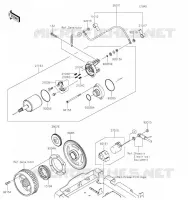 STARTER MOTOR voor Kawasaki BRUTE FORCE 750 4X4I EPS 2021