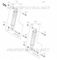 SUSPENSION   SHOCK ABSORBER voor Kawasaki BRUTE FORCE 750 4X4I EPS 2021