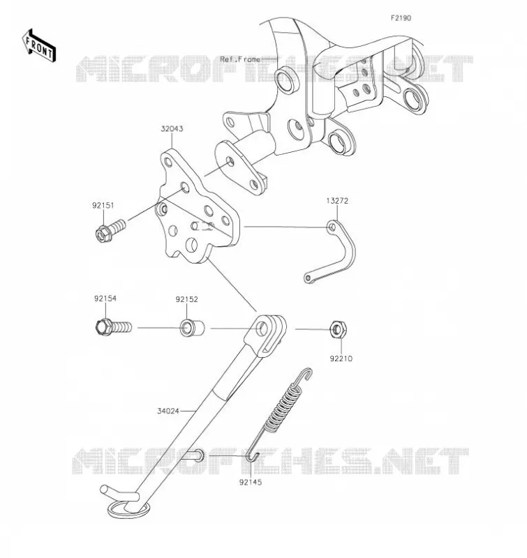 STAND Kawasaki MOTOS 650 2017 Z650  ER650HHF