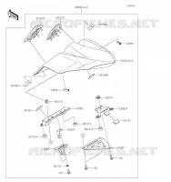 ACCESSORY (COUVRE SELLE) voor Kawasaki Z650 2017