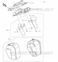 ACCESSORY(Pannier) voor Kawasaki Z650 2017
