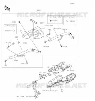 ACCESSORY (SUPPORT TOP CASE) voor Kawasaki Z650 2017