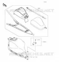 ACCESSORY(Tank Bag) voor Kawasaki Z650 2017