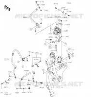 BRAKE PIPE voor Kawasaki Z650 2017