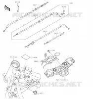 CABLES voor Kawasaki Z650 2017