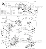 CHASSIS ELECTRICAL EQUIPMENT voor Kawasaki Z650 2017