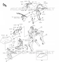COWLING voor Kawasaki Z650 2017