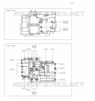 CRANKCASE BOLT voor Kawasaki Z650 2017