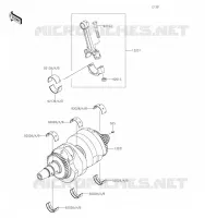 CRANKSHAFT voor Kawasaki Z650 2017