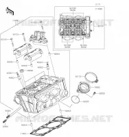 CYLINDER HEAD voor Kawasaki Z650 2017