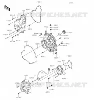 ENGINE COVERS voor Kawasaki Z650 2017